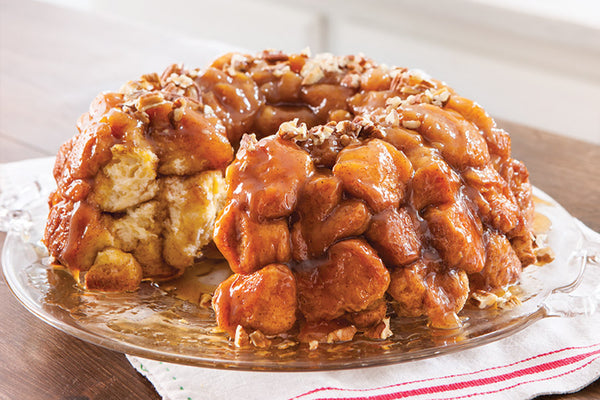Orange Pecan Monkey Bread - Schermer Pecans