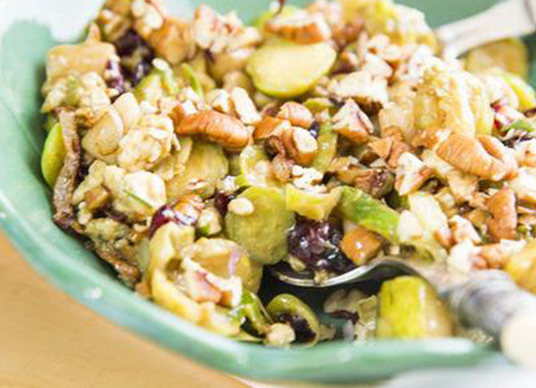 Shredded Brussel Sprout Salad - Schermer Pecans