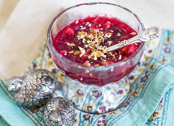 Orange Cranberry Sauce with Pecans
