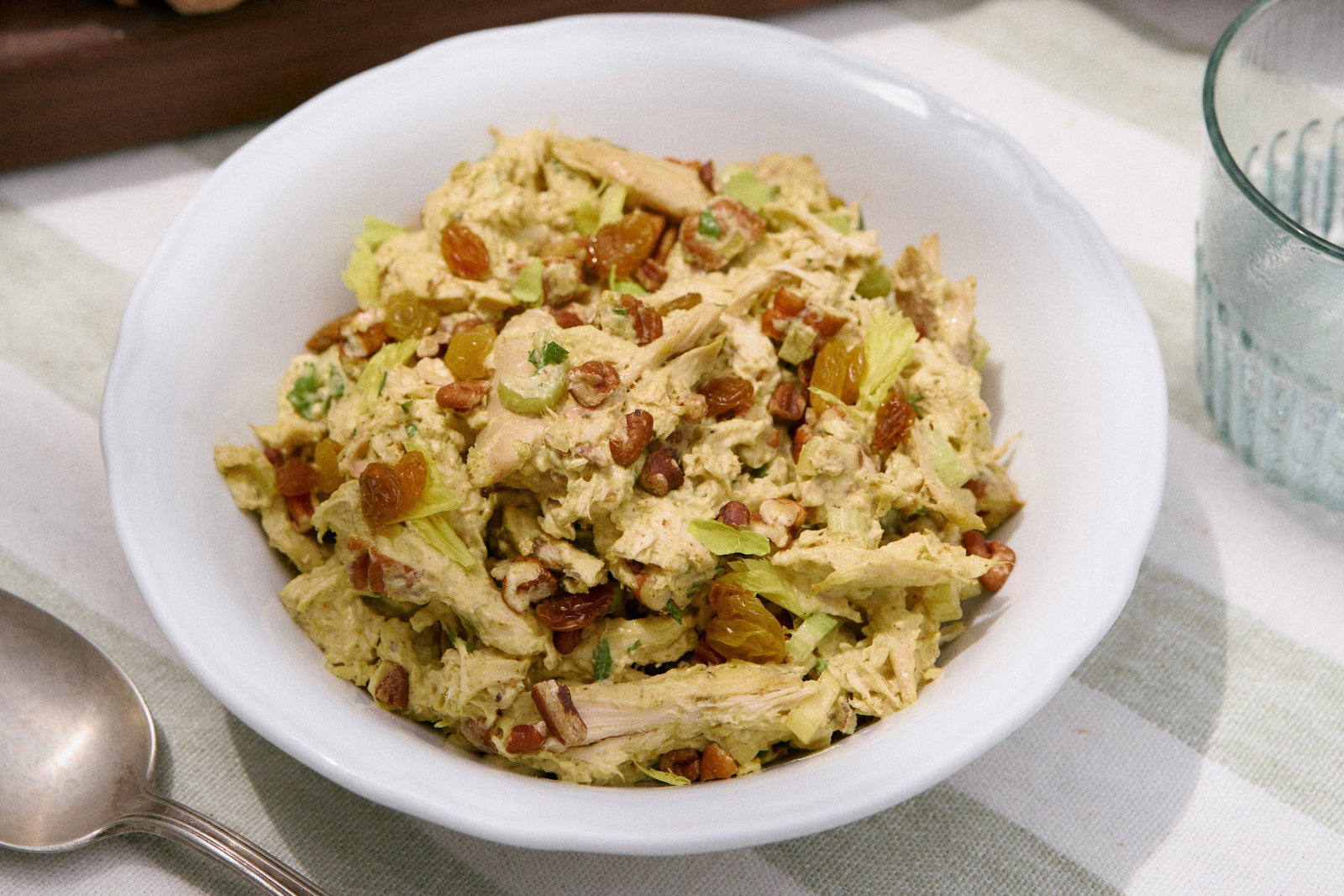 Curry Chicken Salad with Toasted Pecans