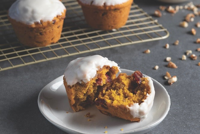 Overnight Cranberry Pecan Muffins