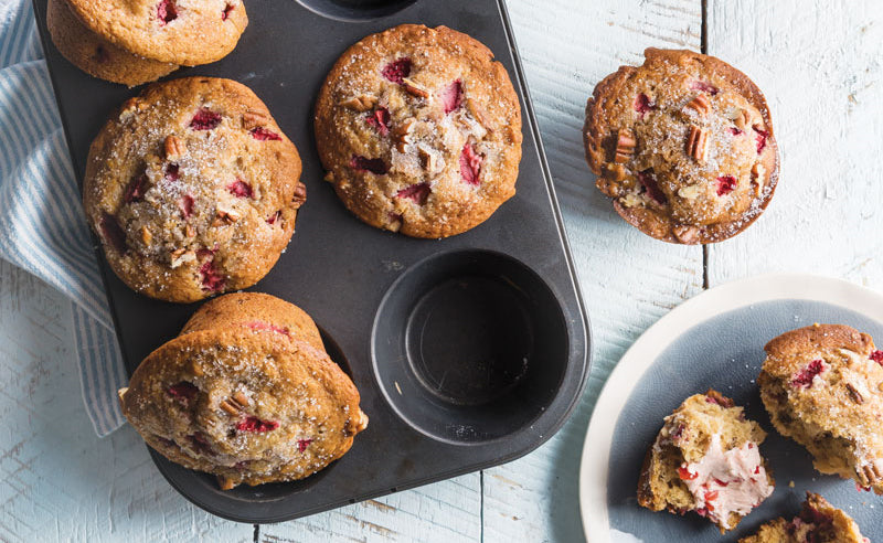 Brooke Bell's Strawberry Pecan Muffins