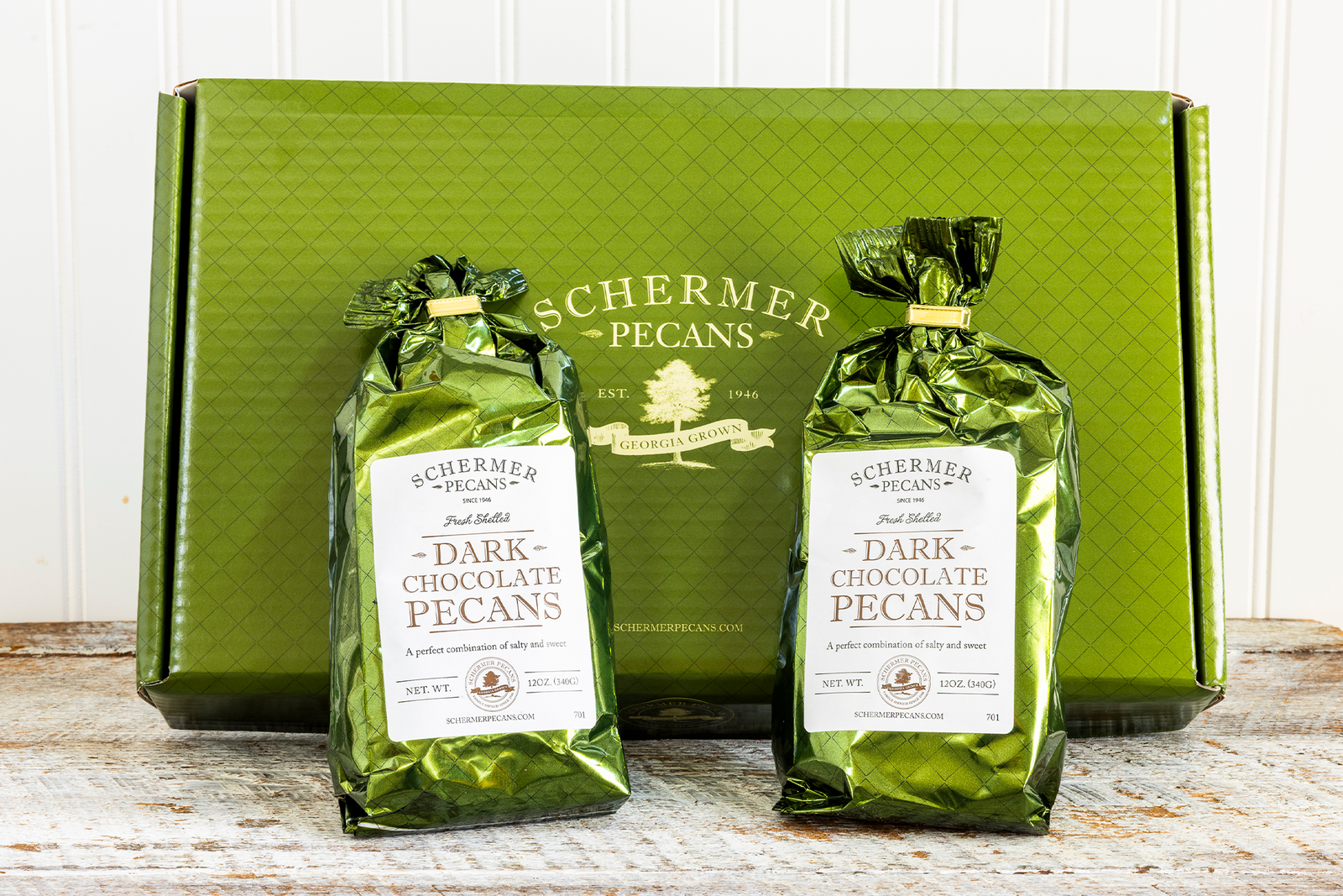 Dark Chocolate Pecans - Foil Bags