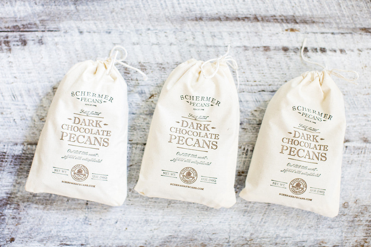 Dark Chocolate Pecans - Cloth Bags Case